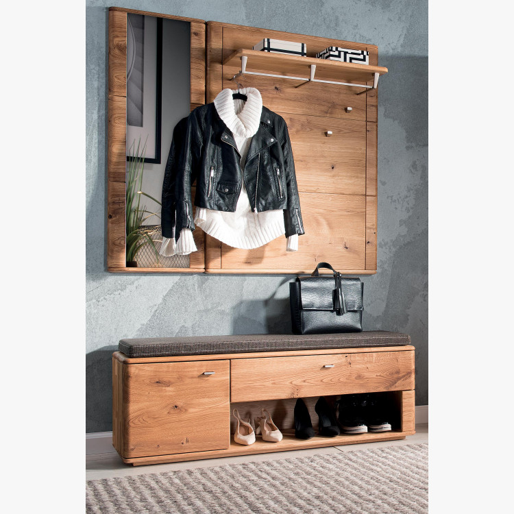 Lavice előszobába tömör tölgyfa, Texas 61-es típus  - 2