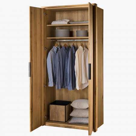 Kétajtós szekrény tölgy, Texas 02  - 2