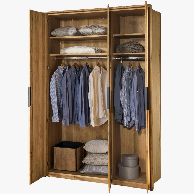 Háromajtós szekrény tölgy, Texas 03  - 2