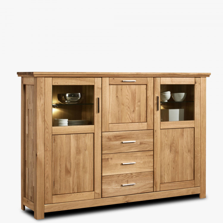 Nagy tölgyfa tálalószekrény, Alexandra 47  - 1