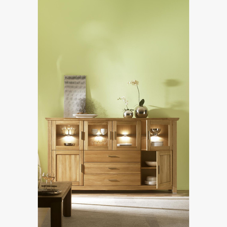 Nagy tölgyfa komód a nappaliba, Alexandra 48  - 3