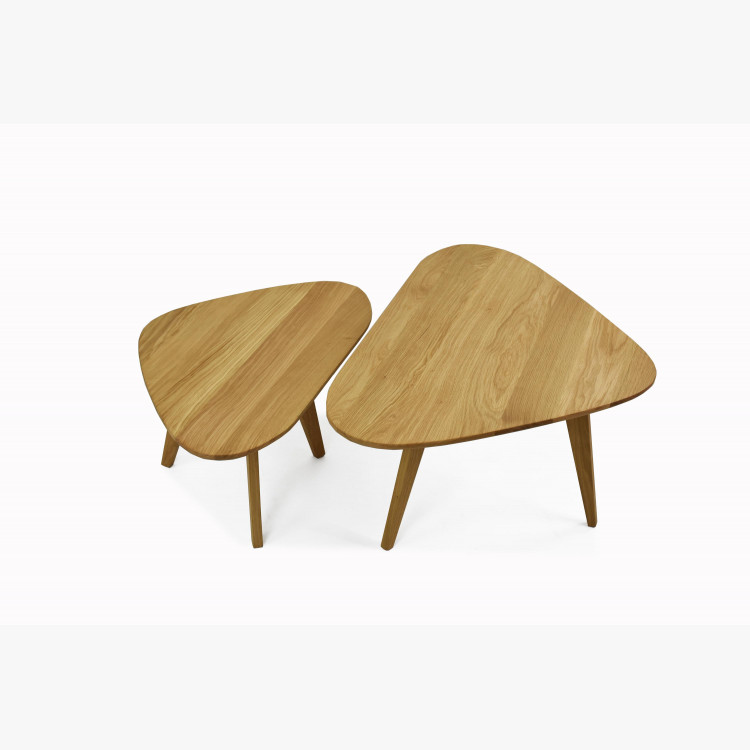 Tömör tölgyfa asztalkészlet, Dino  - 1