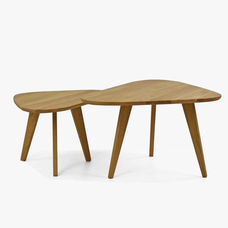 Tömör tölgyfa asztalkészlet, Dino  - 4