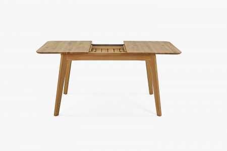 Rozsdafíjás tömörfa étkezőasztal 120 x 80  - 4