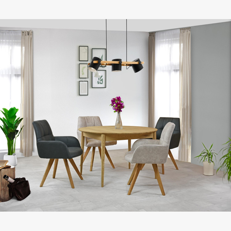 Étkezőszék fekete szövettel, Nebolo  - 7