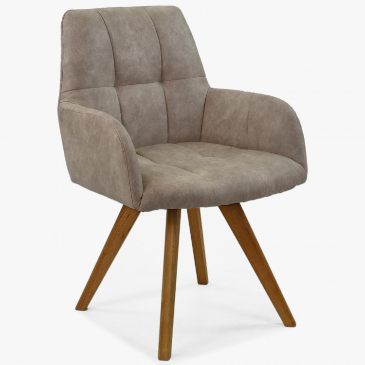 Étkezőszék világosszürke szövettel, Nebolo  - 0