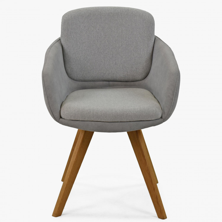 Étkezőszék szürke színű tölgyfa lábakkal  - 1