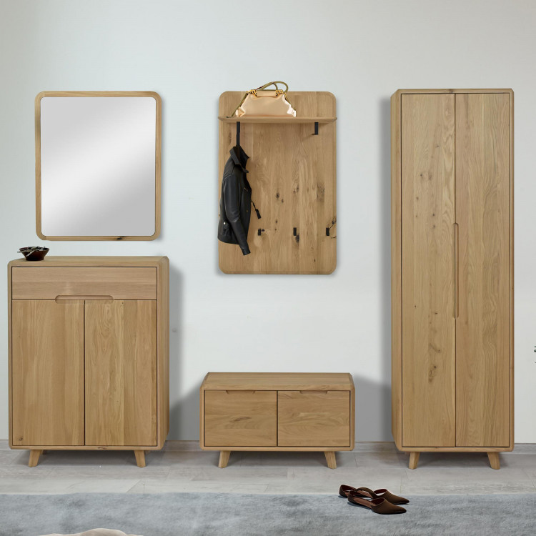 Fogas panel tömör fehér tölgyből  - 4