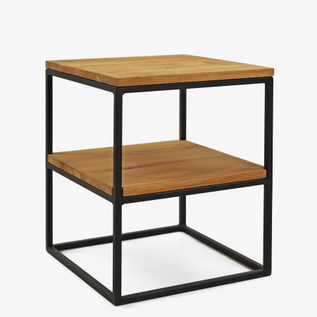 Tömör tölgyfa kisasztal typ 13  - 0