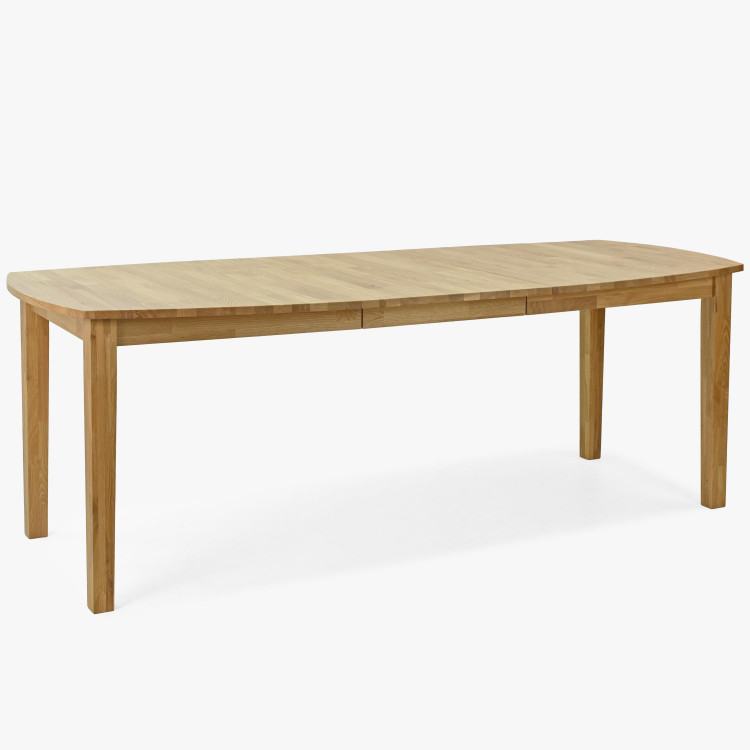 Dřevěný dubový rozkládací stůl 160 - 210 cm, matný lak