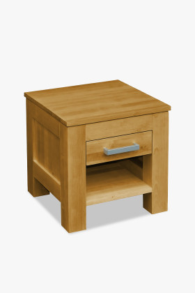 Masivní buková noční stolek v barvě antického dubu
