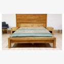 Bükk tömörfa ágy antik színű 140 x 200 cm  - 3