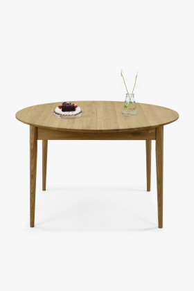 Fából készült kerek asztal, tölgyfából Ø 120 CM  - 0 2