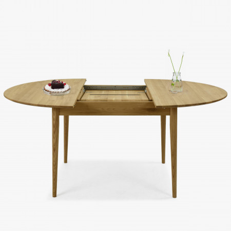 Fából készült kerek asztal, tölgyfából Ø 120 CM  - 4