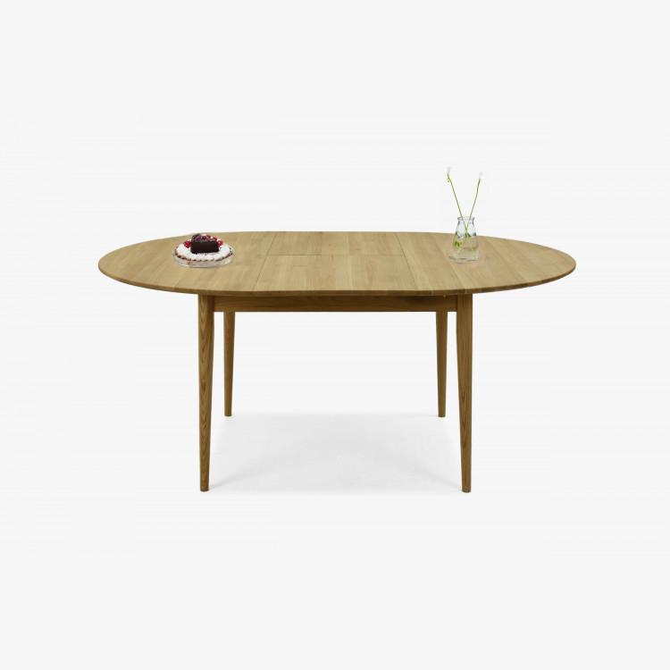 Fából készült kerek asztal, tölgyfából Ø 120 CM  - 5