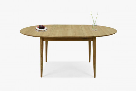 Fából készült kerek asztal, tölgyfából Ø 120 CM  - 5