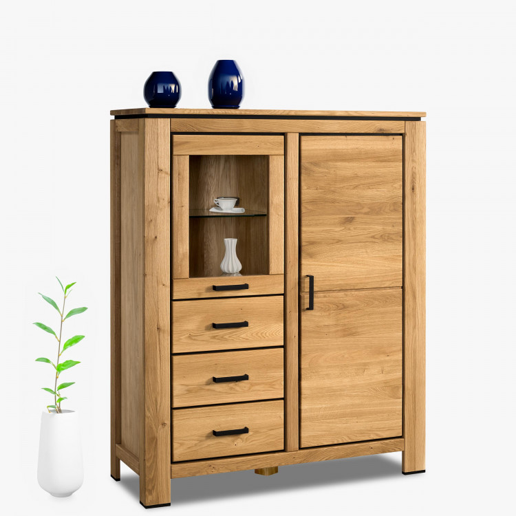 Fából készült tálaló tölgyfából  - 0