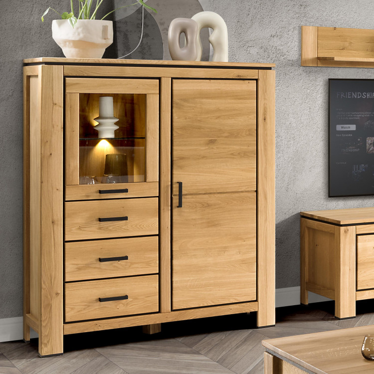 Fából készült tálaló tölgyfából  - 6