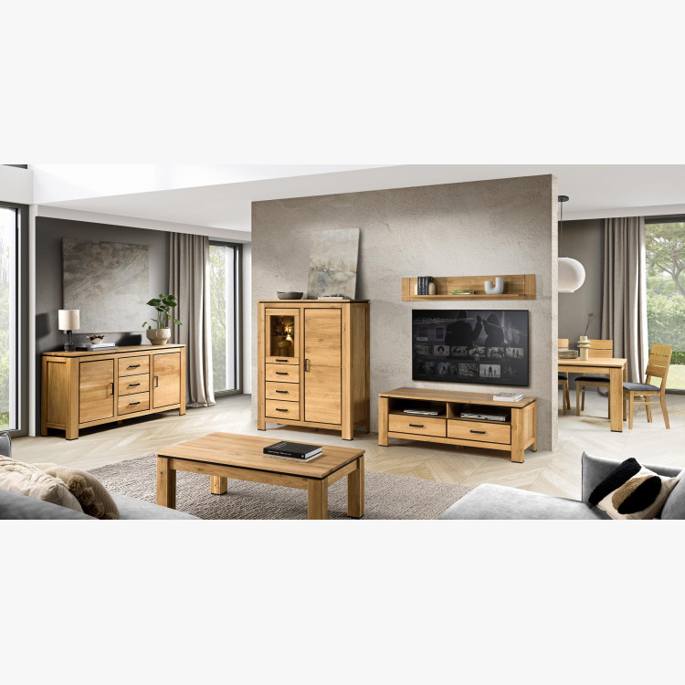 Fából készült tálaló tölgyfából  - 4