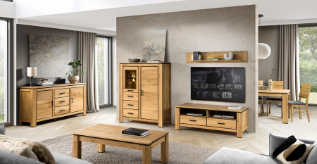 Fából készült tálaló tölgyfából  - 4