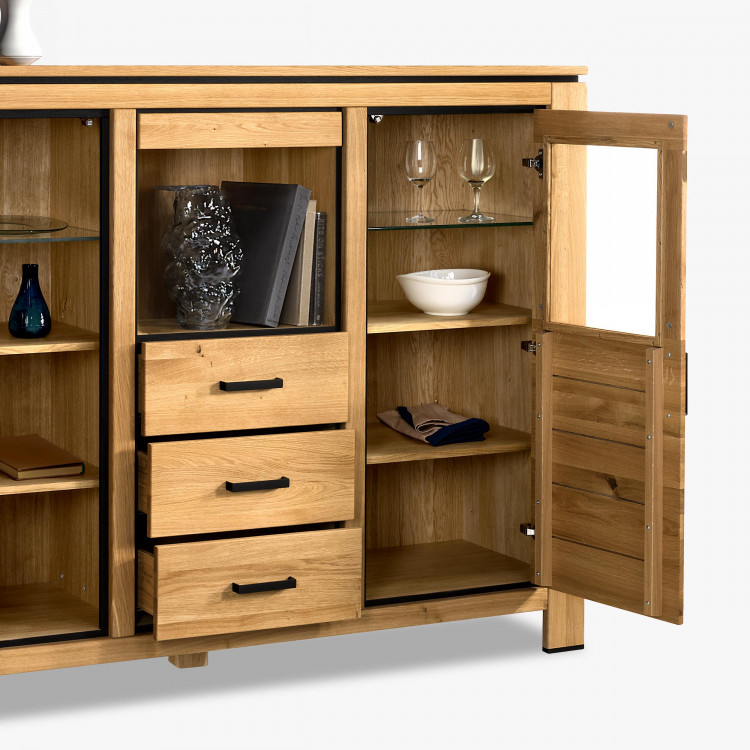 Fából készült tálaló tölgyfából  - 7