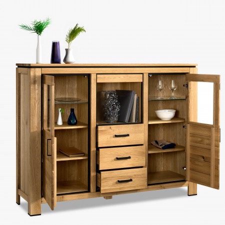 Fából készült tálaló tölgyfából  - 8