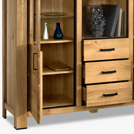 Fából készült tálaló tölgyfából  - 9