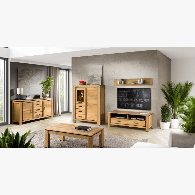 Tölgyfa fali polc  - 7