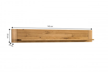 Tölgyfa fali polc  - 10