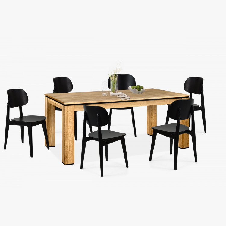 Tölgyfa asztal 180 x 100 cm  - 7