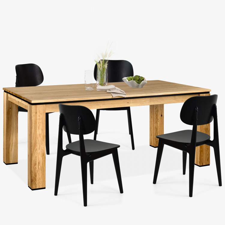 Tölgyfa asztal 180 x 100 cm  - 8