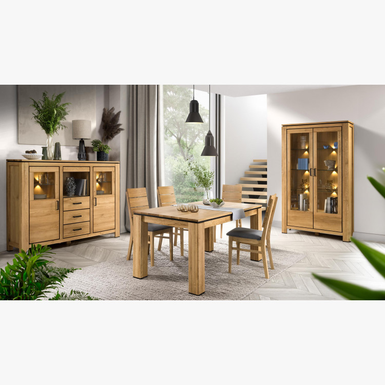 Tölgyfa asztal 180 x 100 cm  - 9