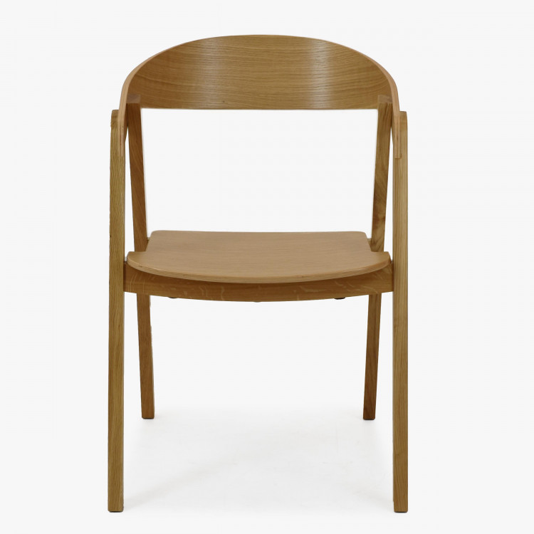 Stackelhető tölgyfa szék - teljesen fából készült  - 4