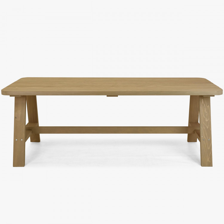 Lucfenyő kerti asztal 200 x 100 cm  - 2