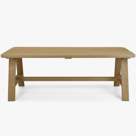 Lucfenyő kerti asztal 200 x 100 cm  - 2
