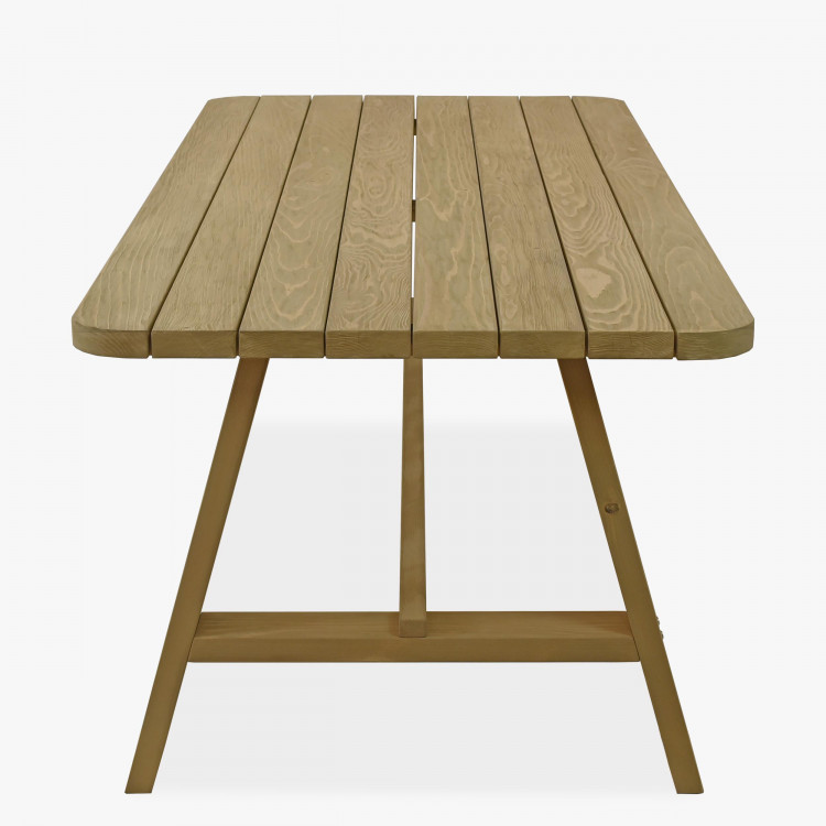 Lucfenyő kerti asztal 200 x 100 cm  - 5