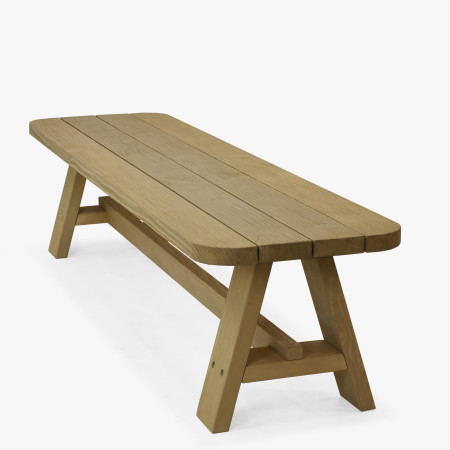 Kerti pad lucfenyőből 200 cm, Matus  - 0