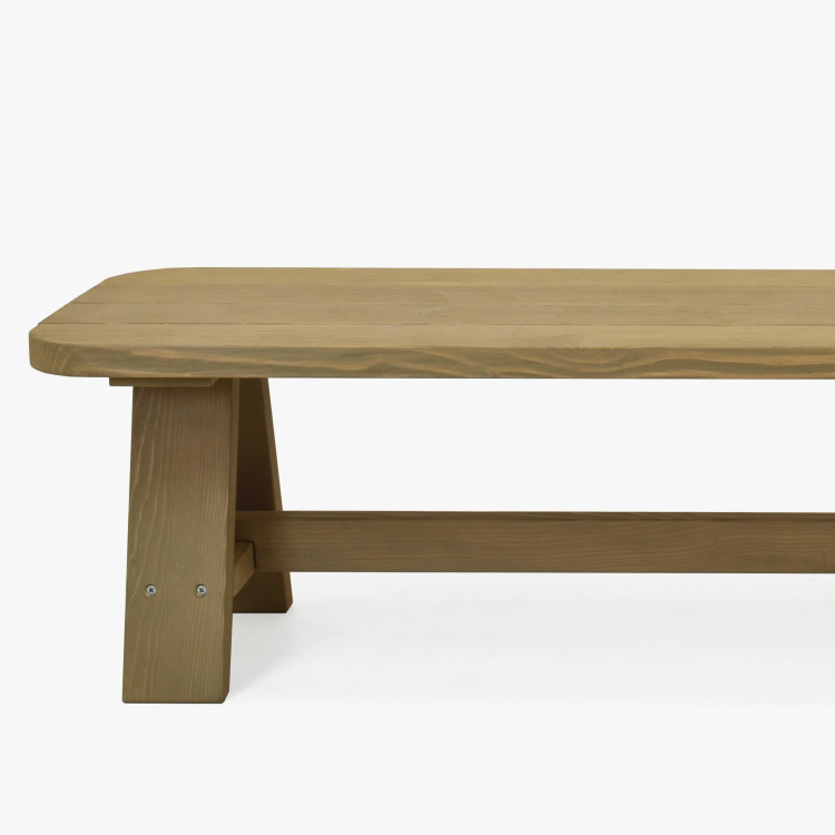 Kerti pad lucfenyőből 200 cm, Matus  - 2