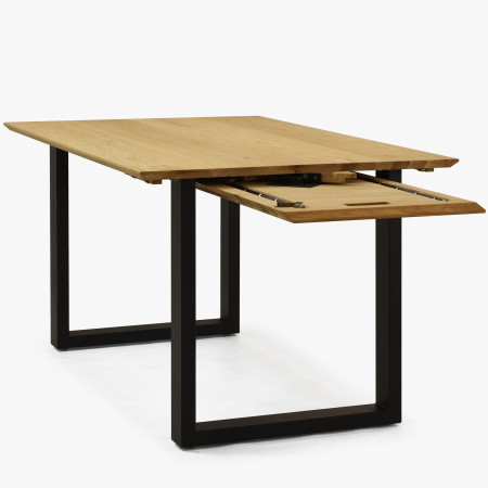 Tömör tölgyfa asztal, bővíthető 140 (+50 cm) x 90 cm  - 2