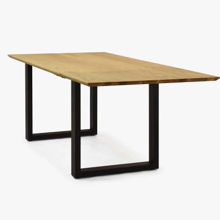 Tömör tölgyfa asztal, bővíthető 140 (+50 cm) x 90 cm  - 3