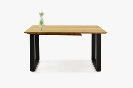 Tömör tölgyfa asztal, bővíthető 140 (+50 cm) x 90 cm  - 11