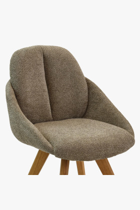 Barna tölgyfotel  - 0 2