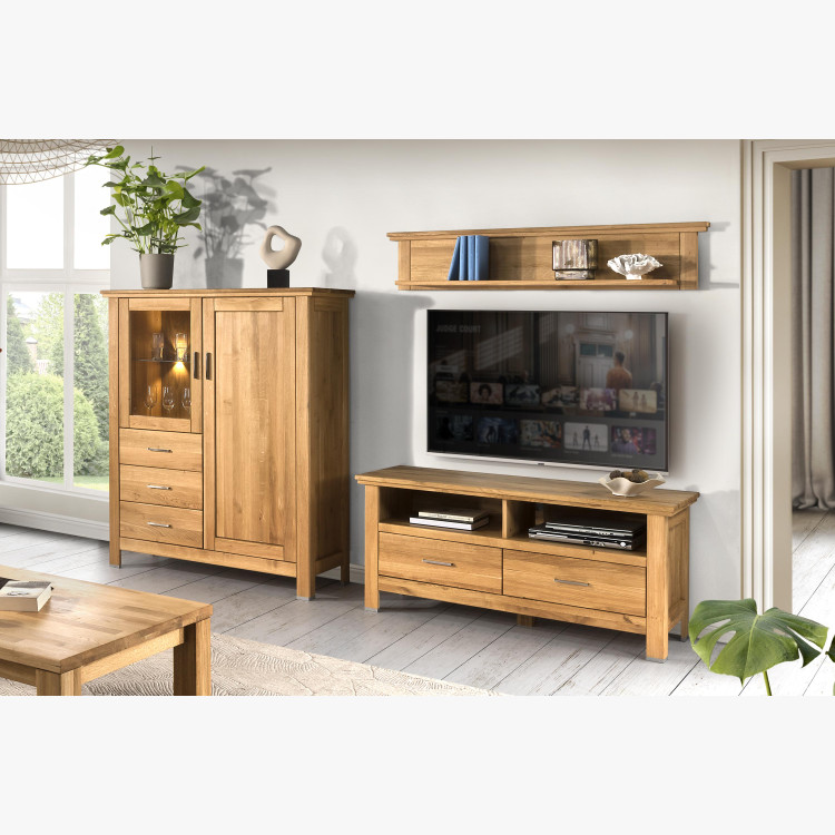 Üveges tölgyfa komód, Alexandra 45  - 3