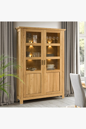 Luxus tölgyfa vitrin, Alexandra 12  - 1