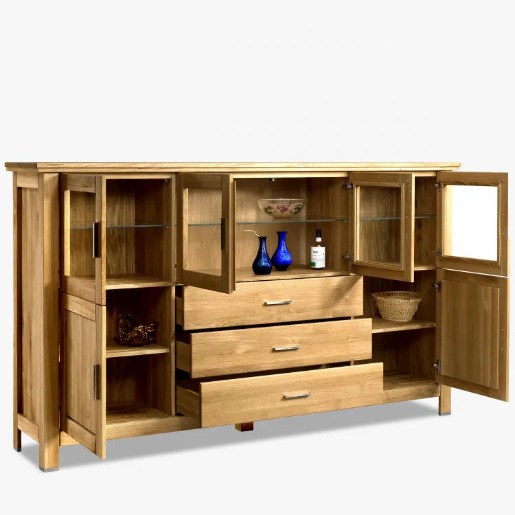 Nagy tölgyfa komód a nappaliba, Alexandra 48  - 2