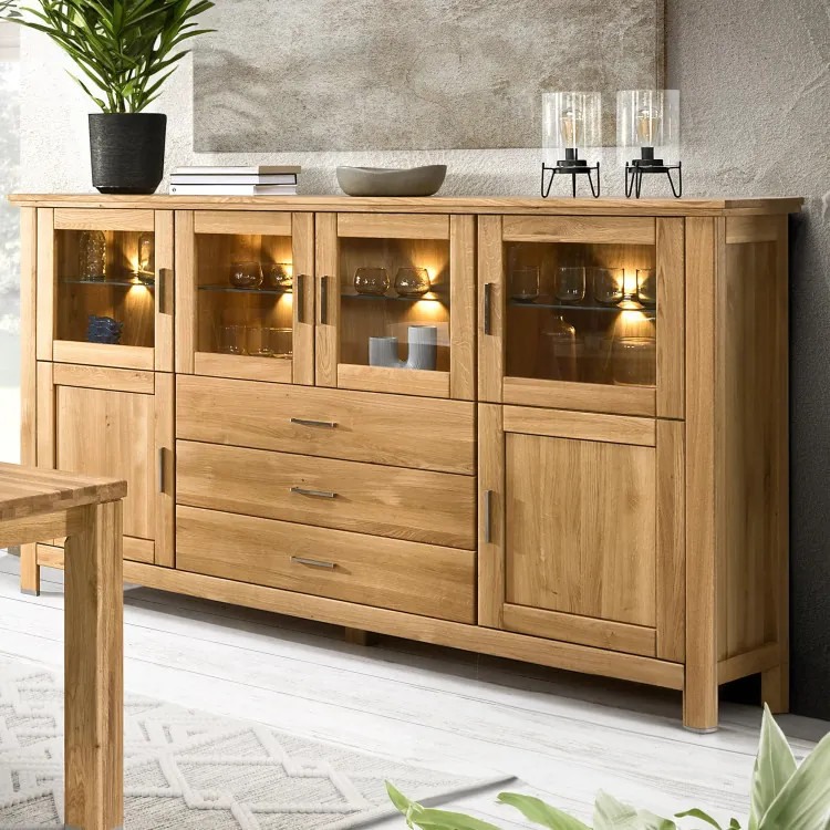 Nagy tölgyfa komód a nappaliba, Alexandra 48  - 1