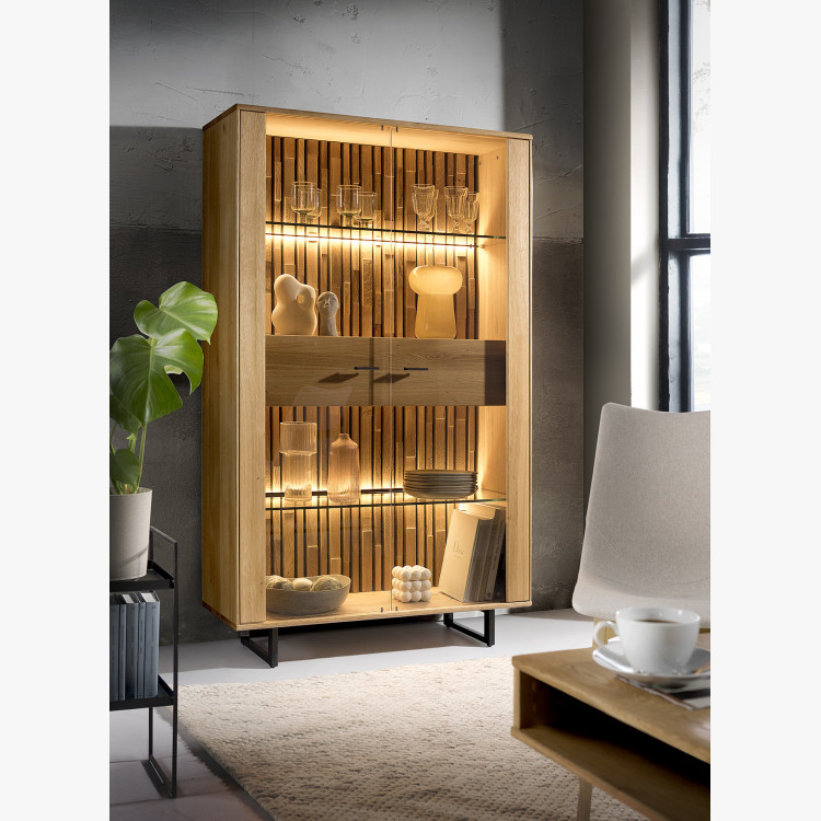 Üveg vitrin a nappaliba  - 3