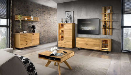 Fali polc tölgyfából  - 10