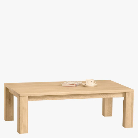 Luxus dohányzóasztal tölgyfából, Nice 67 bianco tölgy  - 0