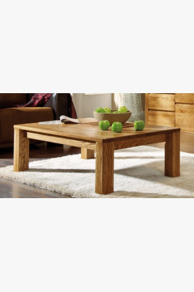 Luxus dohányzóasztal tölgyfából, Nice 67 bianco tölgy  - 0 2